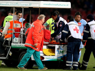 Electric stretcher with first aid kit