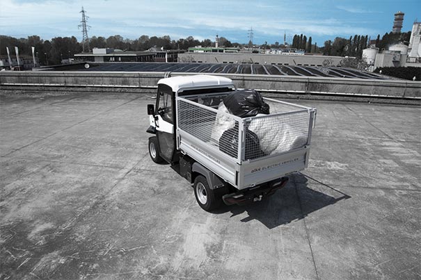 ALKE' small electric cars with steel mesh sides ALKE' small electric cars with steel mesh sides