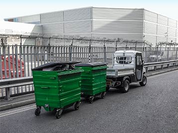 Double trailer - waste collection