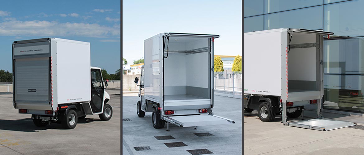 electric vehicles for transporting meals and laundry in hospitals
